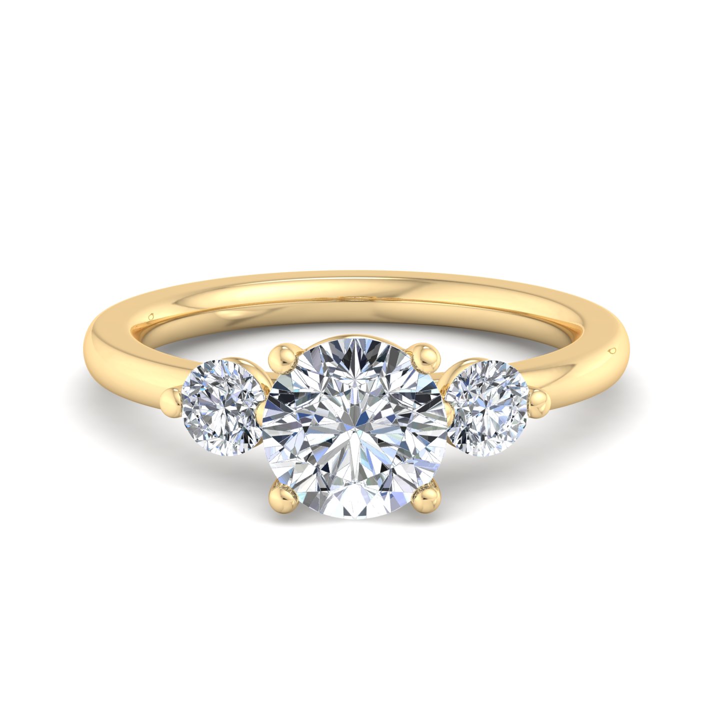 Rosie 3 Stone Engagement Ring